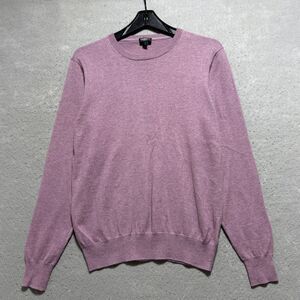 Faherty Reserve Sweater Mens S Pink Coolmax Cotton Blend Crewneck Knit Pullover